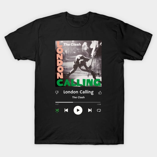 Stereo Music Player - London Calling T-Shirt by Stereo Music